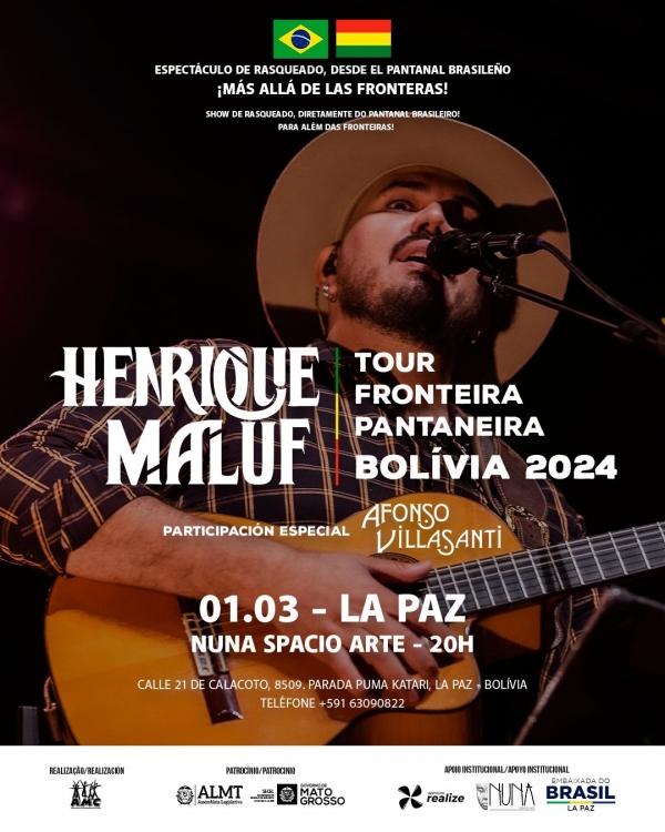 Henrique Maluf - Tour Pantaneira Fronteriza - invitado especial Alfonso Villasanti