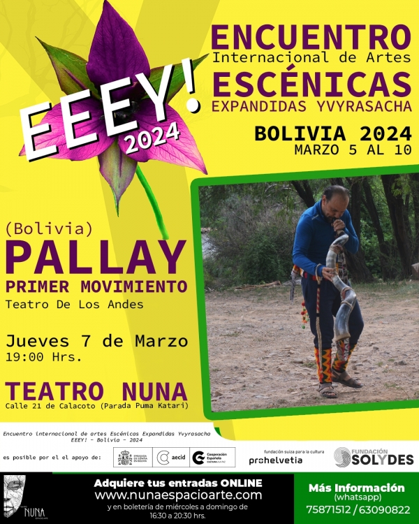 TEATRO DE LOS ANDES presenta PALLAY, PRIMER MOVIMIENTO- EEEY! 2024