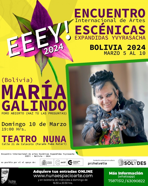 MARÍA GALINDO presenta FORO ABIERTO (HAZ TÚ LAS PREGUNTAS) - EEEY! 2024